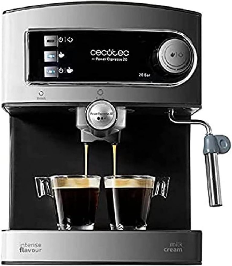 Cafetera Express Manual Power Espresso 20 - Cecotec | ¡Resalta el sabor de tu café!